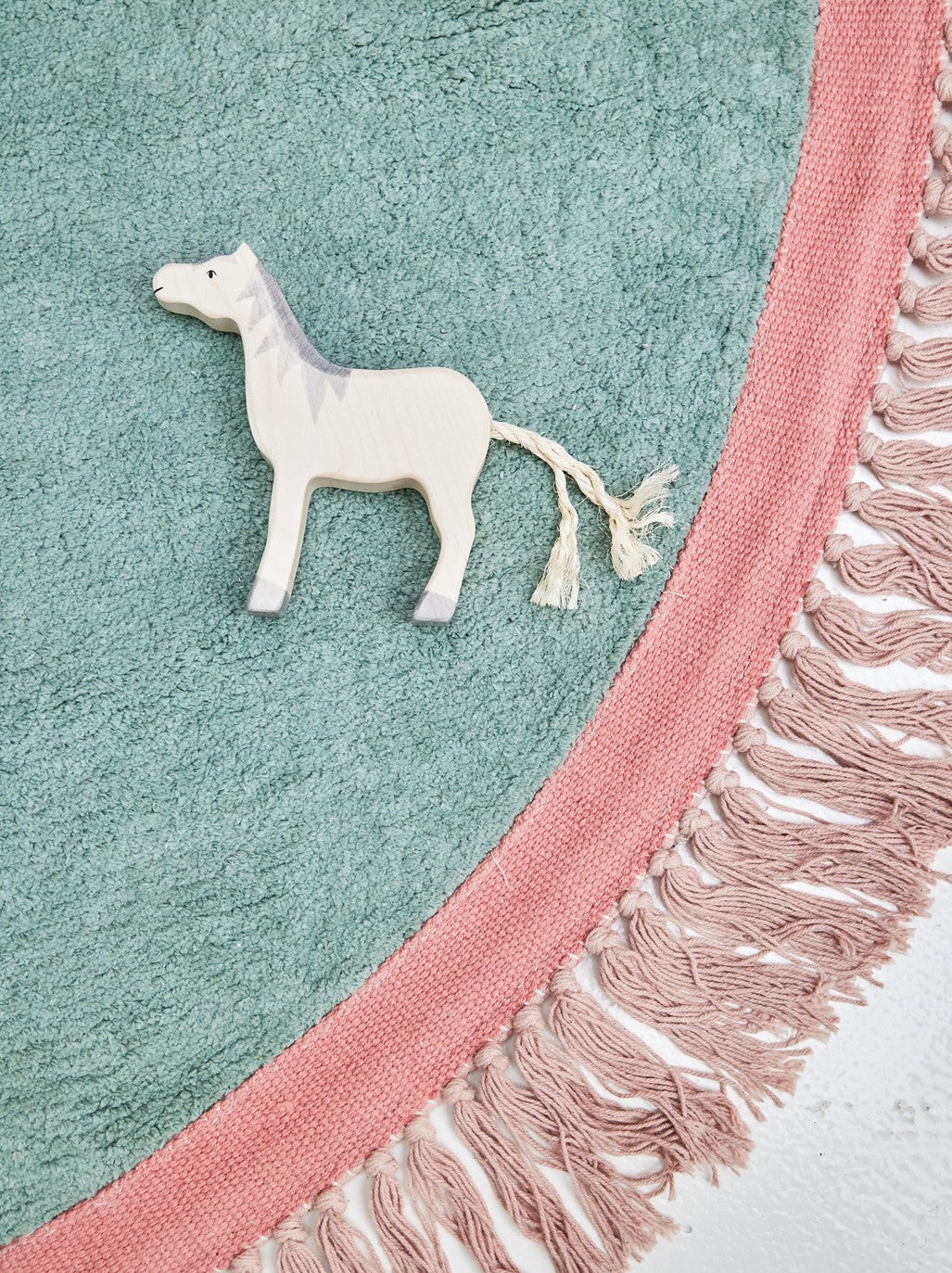 Tapis Petit Teppich Bubblegum - Ø130 cm - grün