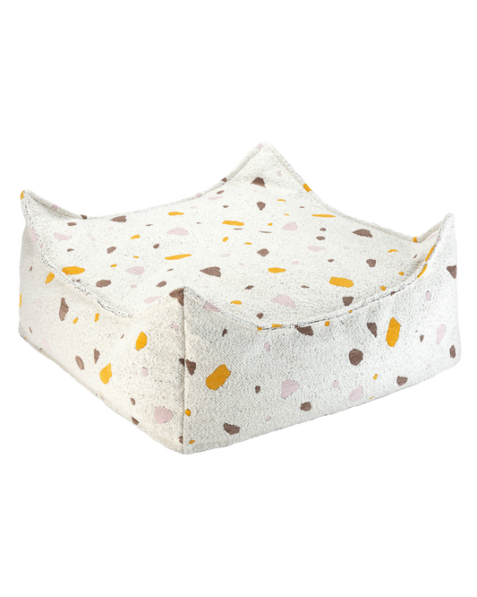 Wigiwama Teddy Carré Ottoman / Pouf - 80x70x50cm - Biscuit