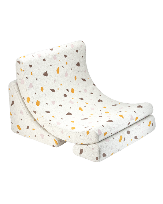 Wigiwama Teddy Moon Chair / Fauteuil - 80x65x55cm - Terrazzo Marble