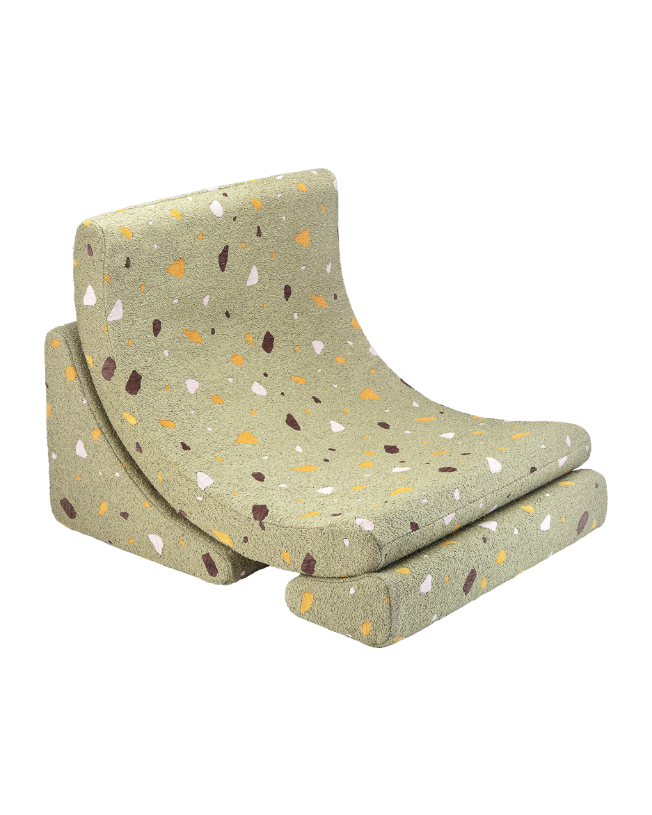 Chaise / Fauteuil Wigiwama Teddy Moon - 80x65x55cm - Biscuit