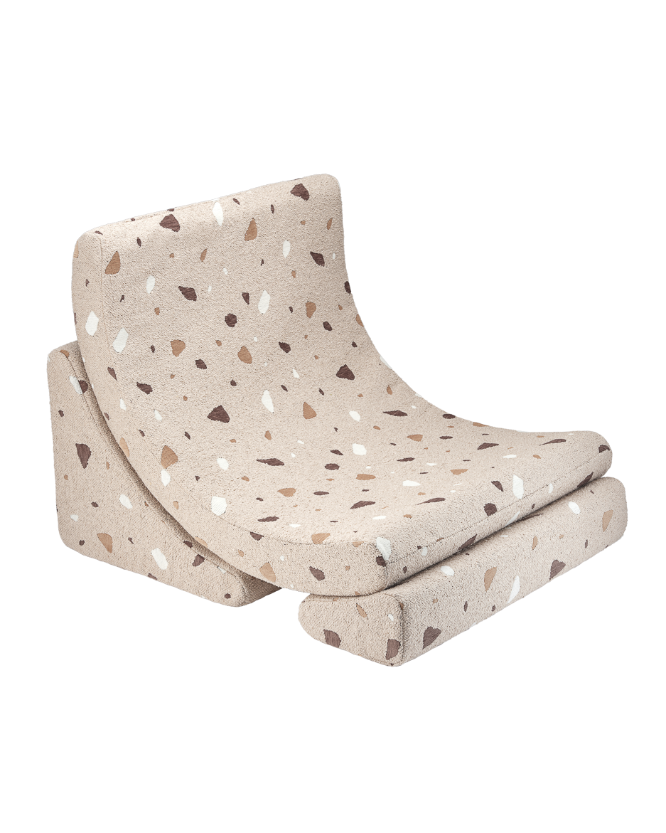 Chaise / Fauteuil Wigiwama Teddy Moon - 80x65x55cm - Biscuit