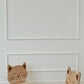 Atmosphera Kids Pia kinderstoel met kattensnoet - 30x28x50cm - Naturel