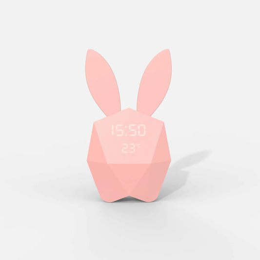 MOB Cutie Clock / Clock Connect - Rabbit Clock - Pink