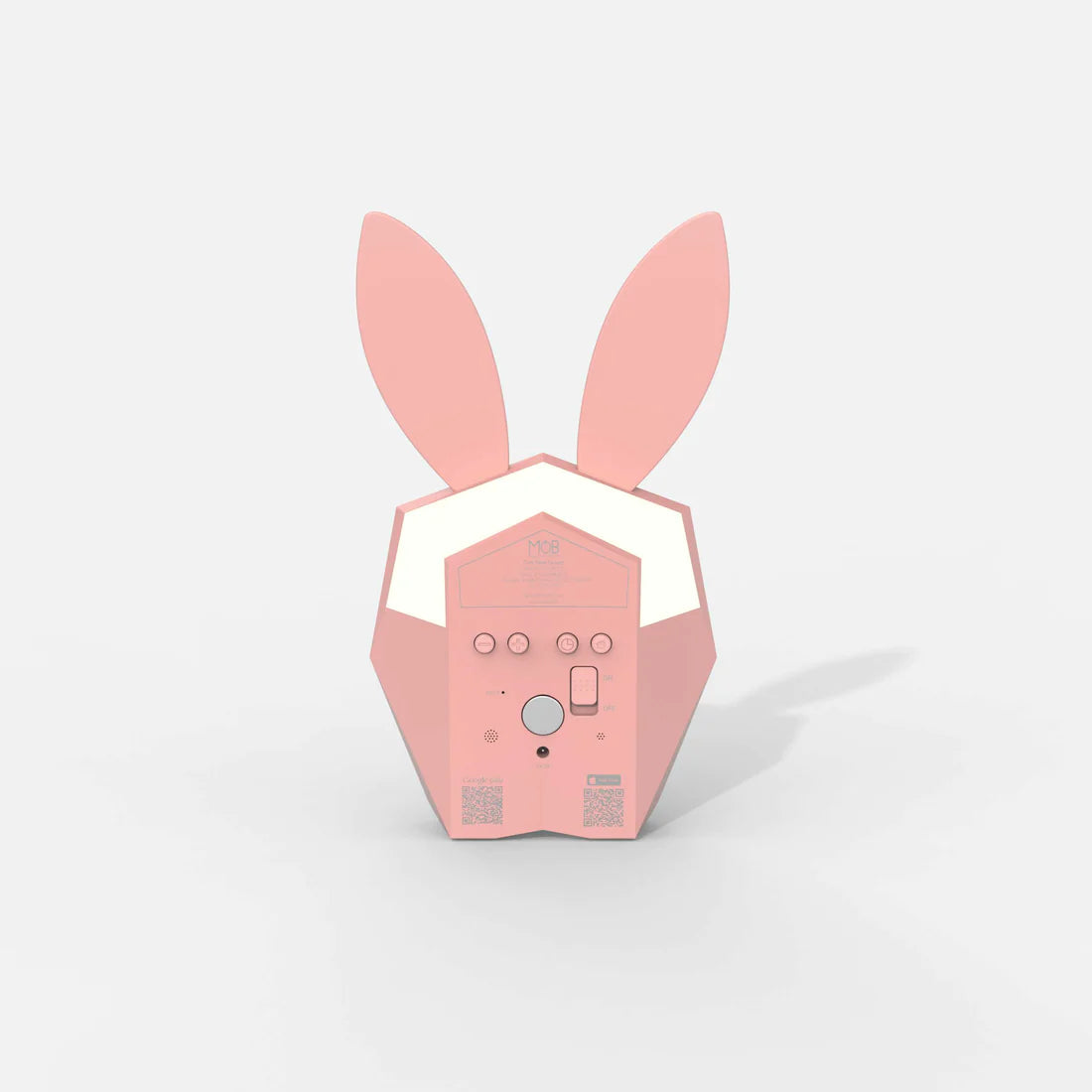 MOB Cutie Clock / Clock Connect - Horloge Lapin - Rose