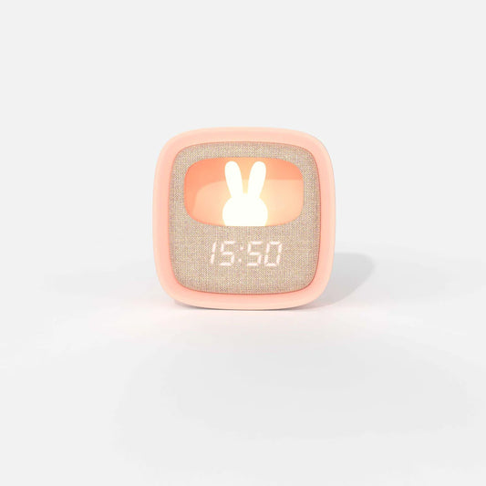 MOB Billy Clock - Rabbit clock and alarm clock - Pink