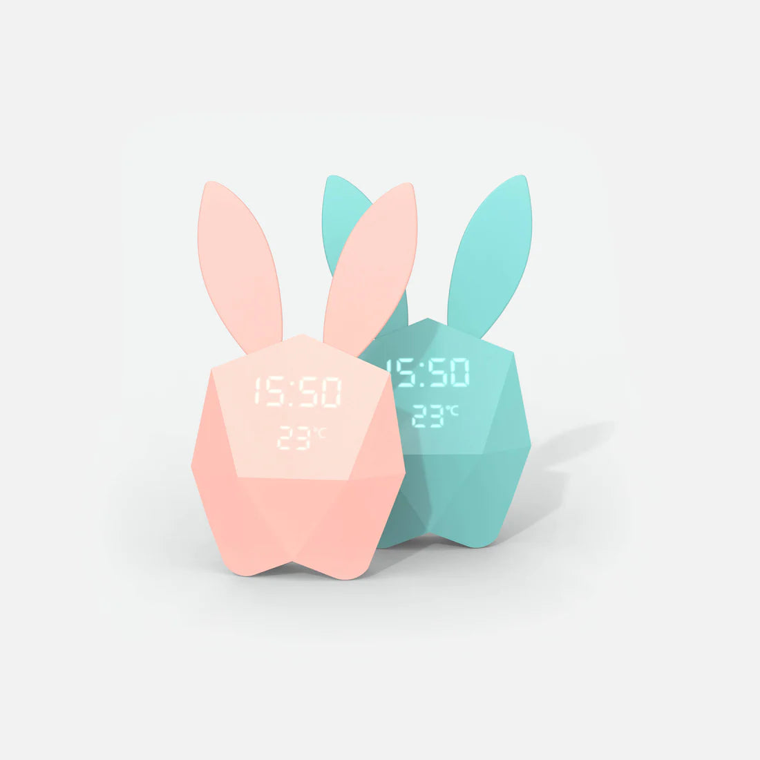 MOB Cutie Clock / Klok Connect - Konijnenklokje - Turquoise