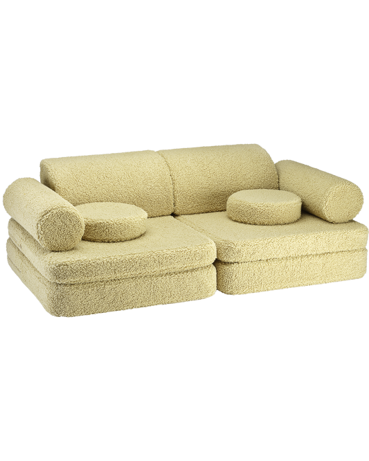 Wigiwama Teddy Settee - 136x78x46cm - Matcha