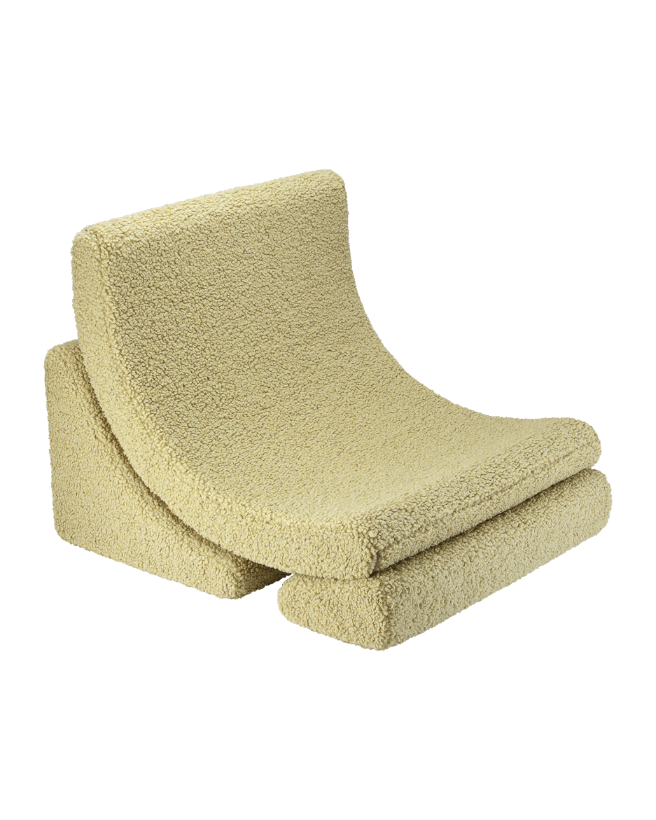 Wigiwama Teddy Moon Chair / Fauteuil - 80x65x55cm - Matcha