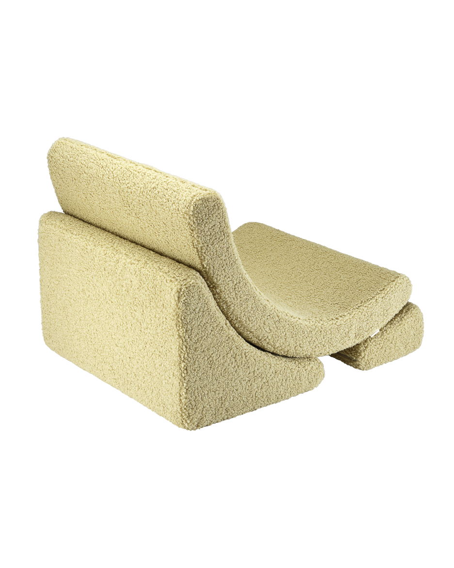 Chaise / Fauteuil Wigiwama Teddy Moon - 80x65x55cm - Biscuit