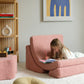 Wigiwama Teddy Moon Chair / Fauteuil - 80x65x55cm - Guava Pink