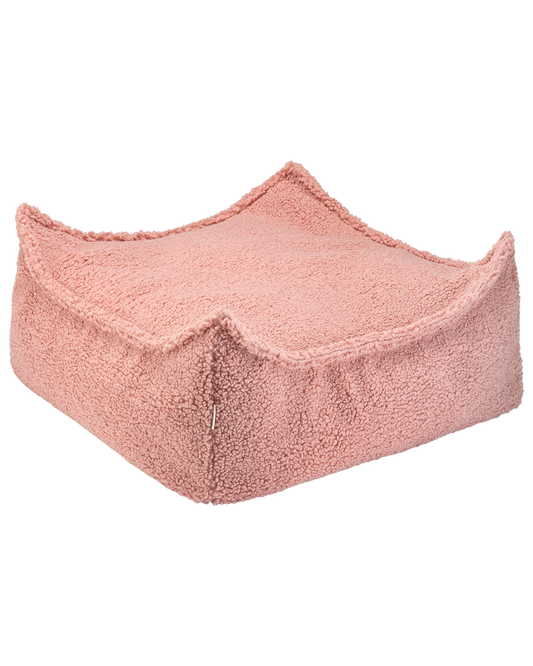 Wigiwama Teddy Square Ottoman / Poef - 80x70x50cm - Guava Pink