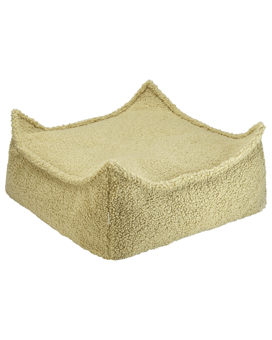 Wigiwama Teddy Square Ottoman / Poef - 80x70x50cm - Matcha