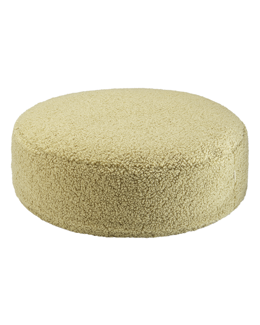 Wigiwama Teddy Ottoman / Poef - Ø65x20cm - Matcha