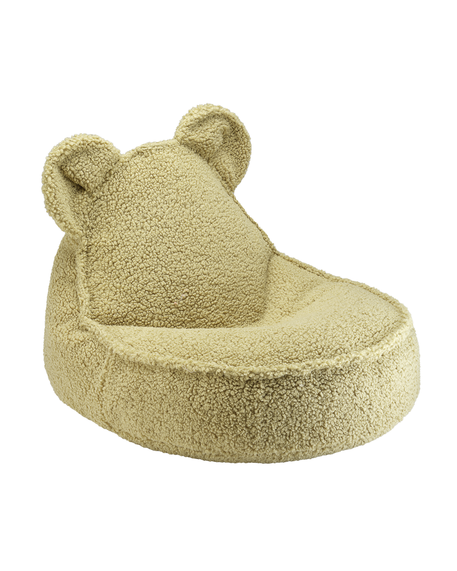 Wigiwama Teddy Bear Pouf / Pouf - 70x60x42cm - Biscuit