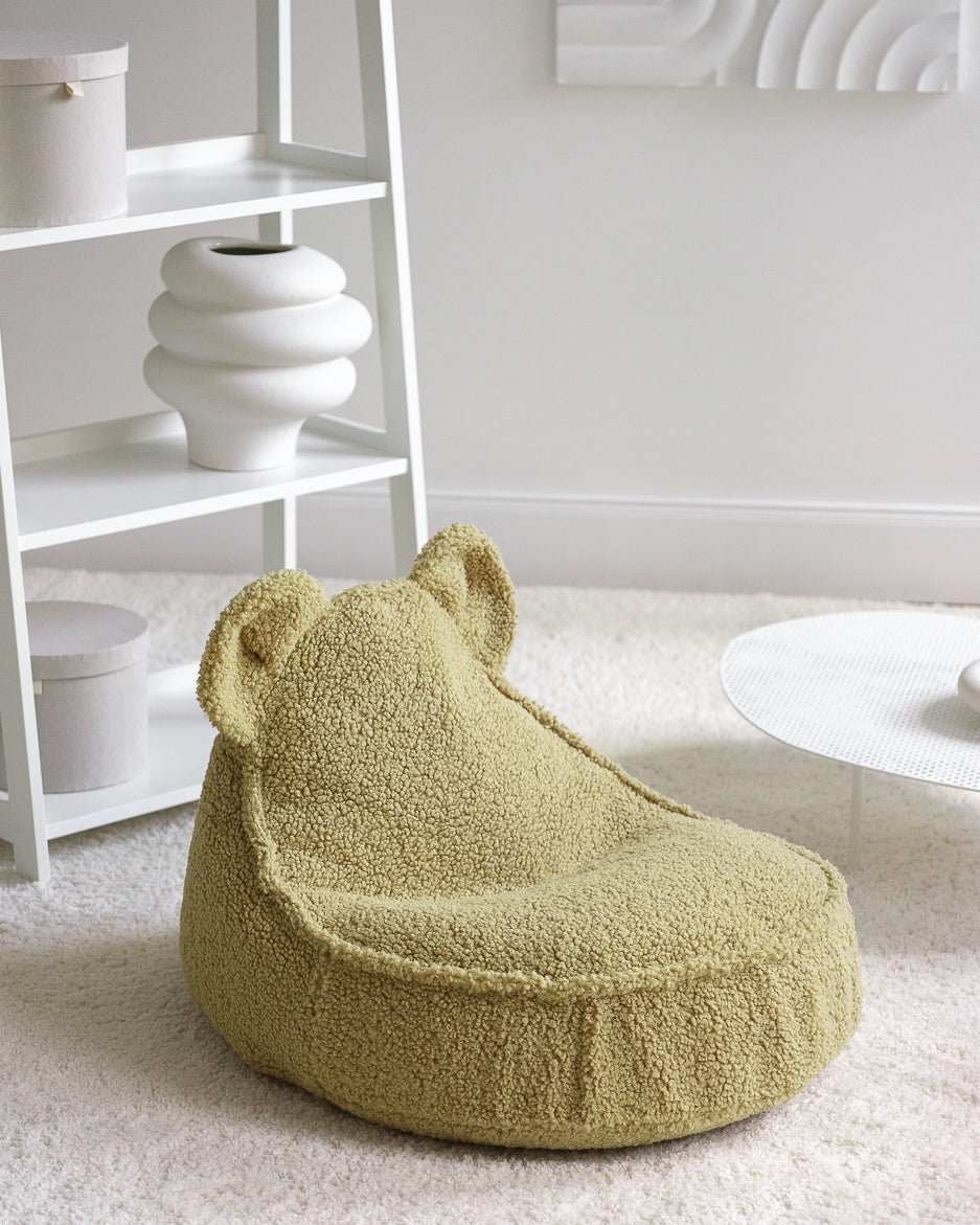 Wigiwama Teddy Bear Pouf / Pouf - 70x60x42cm - Biscuit