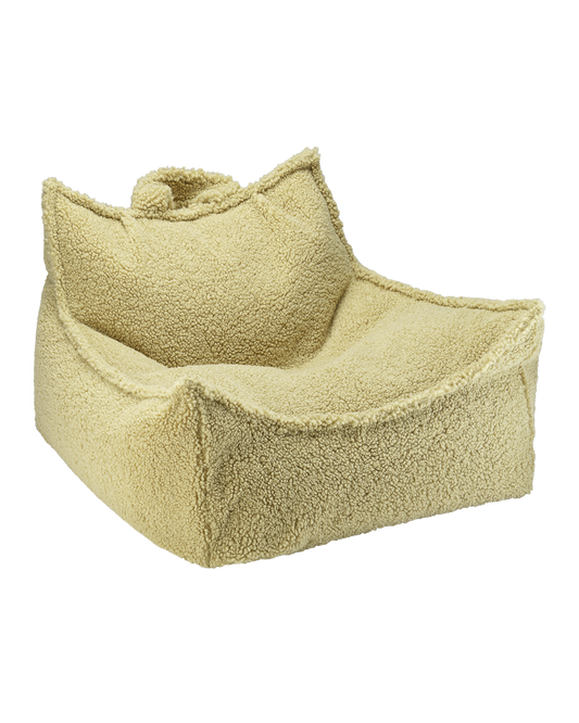 Wigiwama Teddy Pouf / Pouf - 80x70x50cm - Biscuit