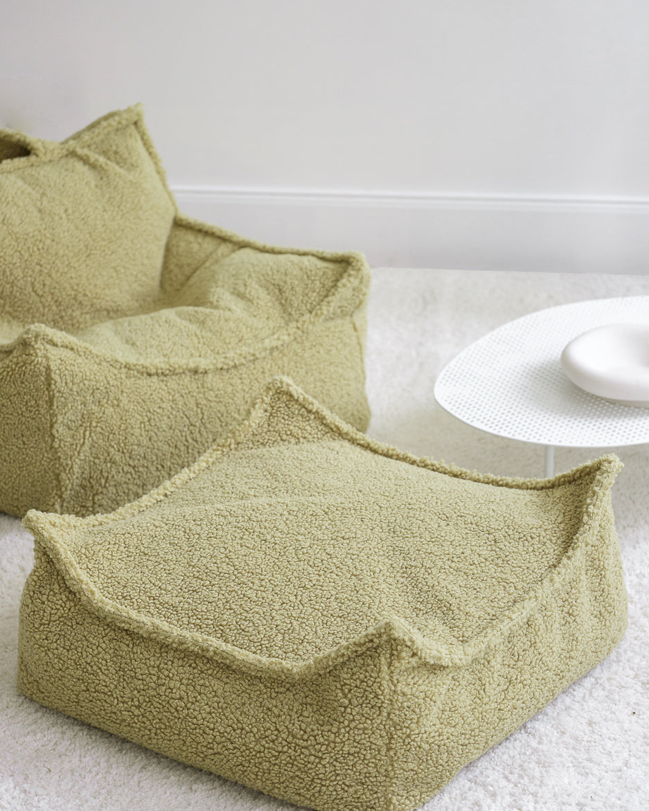 Wigiwama Teddy Beanbag Stuhl / Beanbag - 80x70x50 cm - Matcha