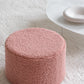 Wigiwama Teddy Pouffe / Poef - Ø40x25cm - Guava Pink