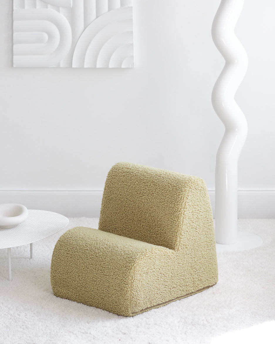 Wigiwama Teddy Cloud Chair / armchair - 60x50x50cm - Matcha