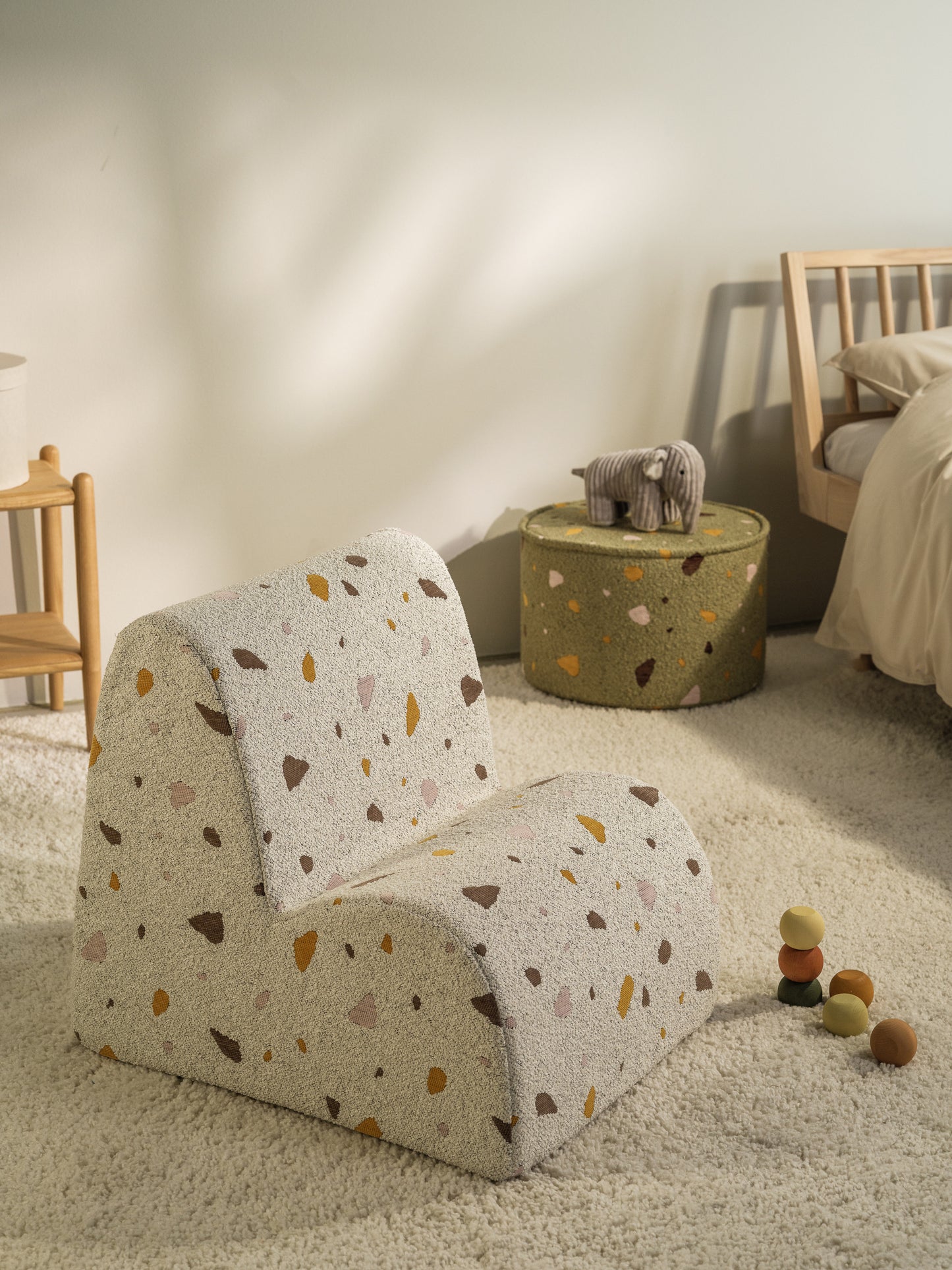 Wigiwama Teddy Cloud Chaise / Fauteuil - 60x50x50cm - Biscuit