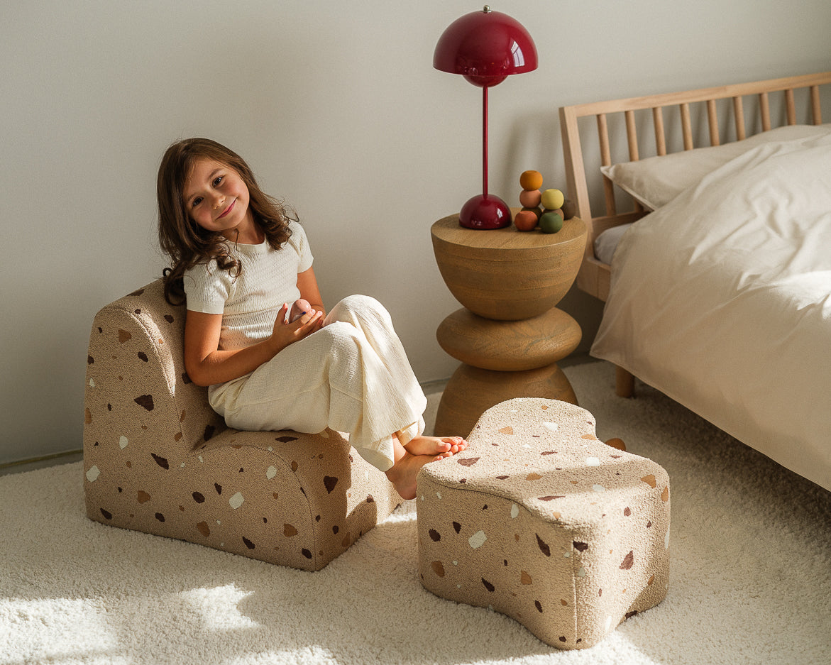 Wigiwama Teddy Cloud Chair / Fauteuil - 60x50x50cm - Terrazzo Sand