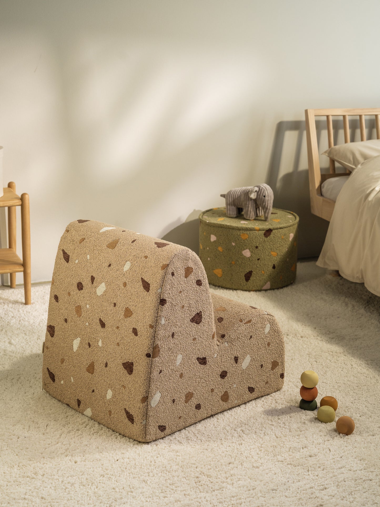 Wigiwama Teddy Cloud Chaise / Fauteuil - 60x50x50cm - Biscuit