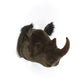 Wild &amp; Soft Michael animal head plush wall decoration - Rhino