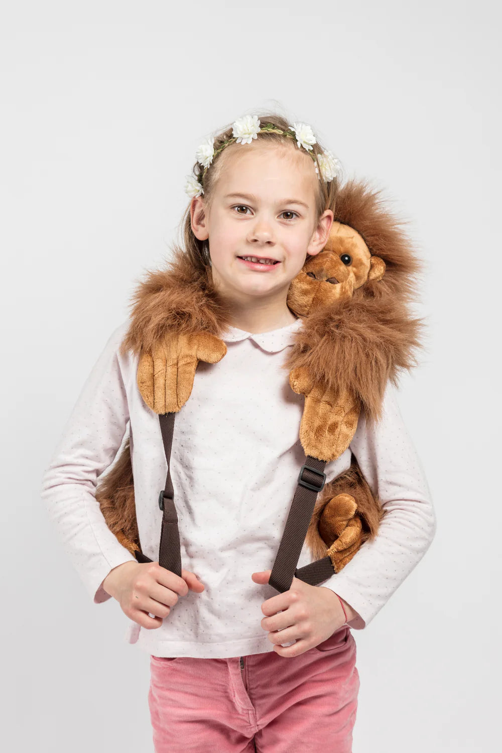 Wild & Soft Rugzakje Aap - Bruin