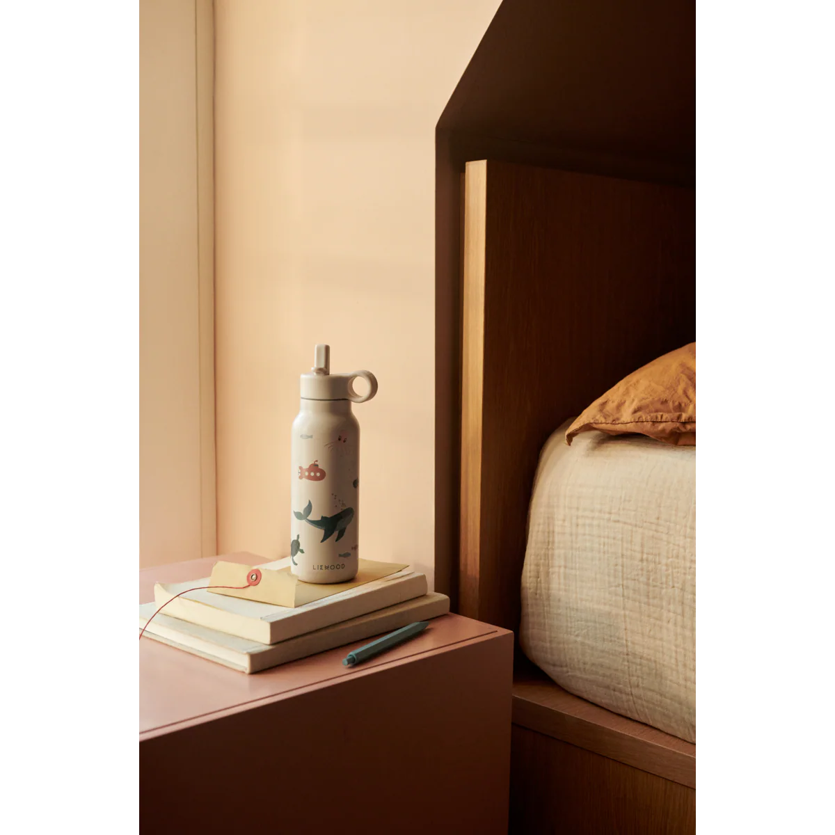 Bundel Liewood Back to School set - Lunchbox + Drinkfles - Sea Creature/Sandy