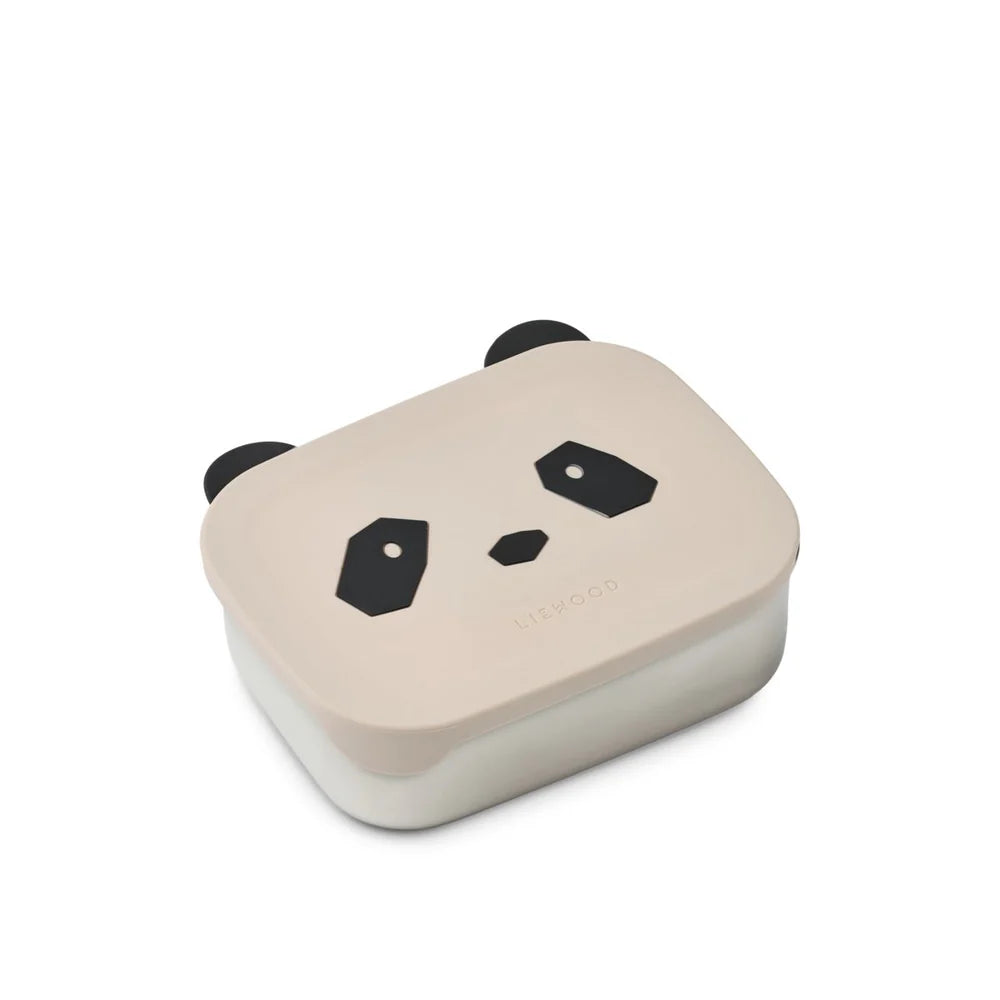 Liewood Arthur Panda Lunchbox - 17x14x6cm - Sandy