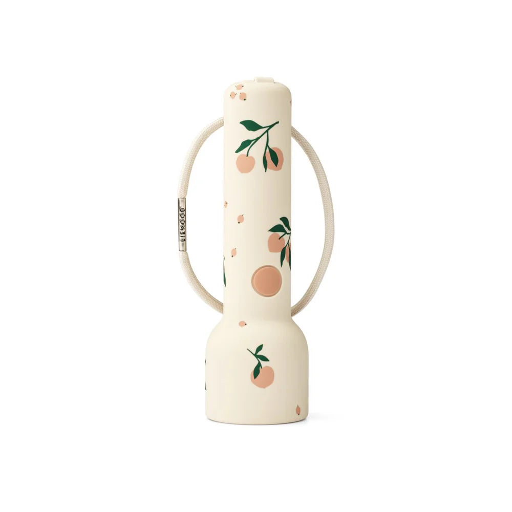 Liewood Gry Printed Zaklamp - Ø5xH16cm - Peach/Sea Shell