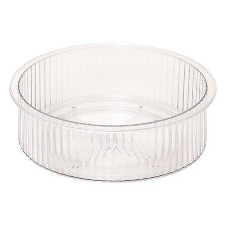 5Five Roterende Plastic Opbergbakje - Ø23xH8cm - Transparant