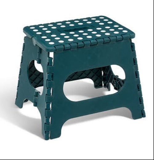 5Five Opvouwbaar trapje / opstapje - Kunststof - 33x27x26cm - Blauw