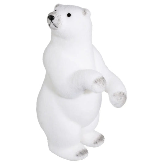 Fééric Lights and Christmas Christmas decoration polar bear - 28x21x47cm - white