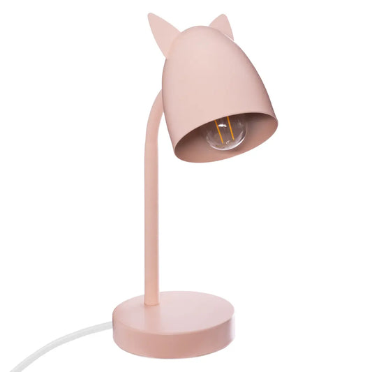 Bureaulamp met oortjes - Roze