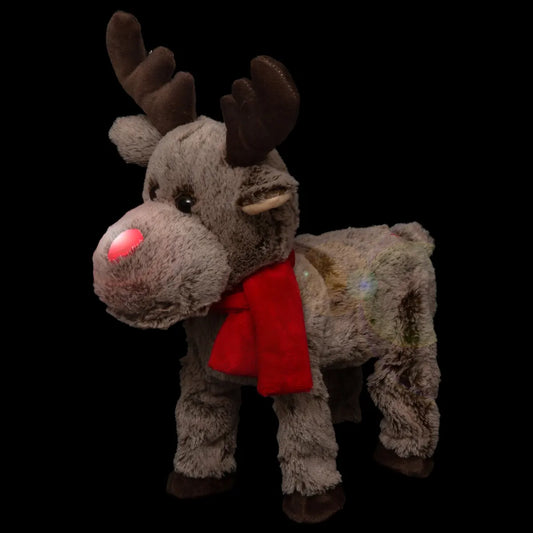 Fééric Lights and Christmas LED Kerstdecoratie Rendier Who Walks - 40x23x29cm - Bruin