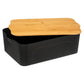 Atmosphera Box - Plastic and bamboo - Black - 13.5L