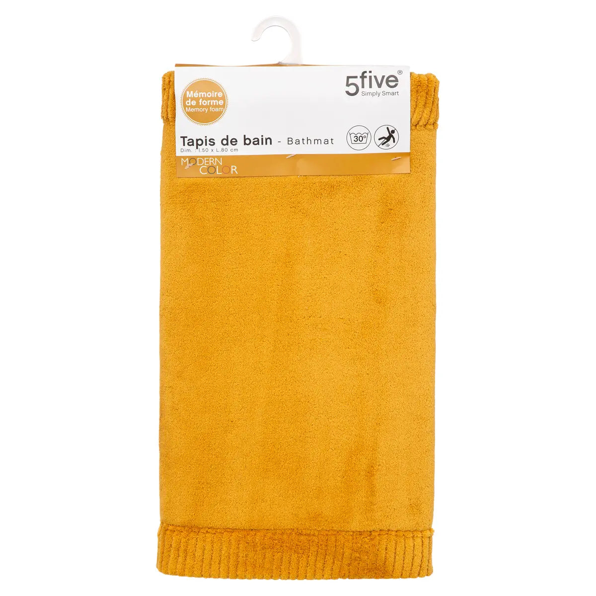 Atmosphera Carpet - 80x50cm - Bathmat - Yellow