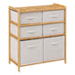 Atmosphera Shelving unit - Bathroom furniture - Bamboo baskets - 66x78cm