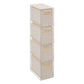 Atmosphera Rack - Bathroom rack - 4 Drawers - L25xD15xH70cm - White