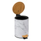 Atmosphera Waste bin 3L - Soft close - Marble effect white