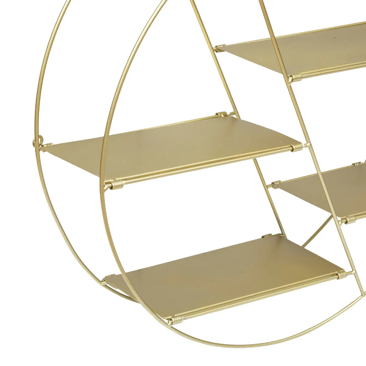 Atmosphera Wall Shelf - Round - D50cm - Gold