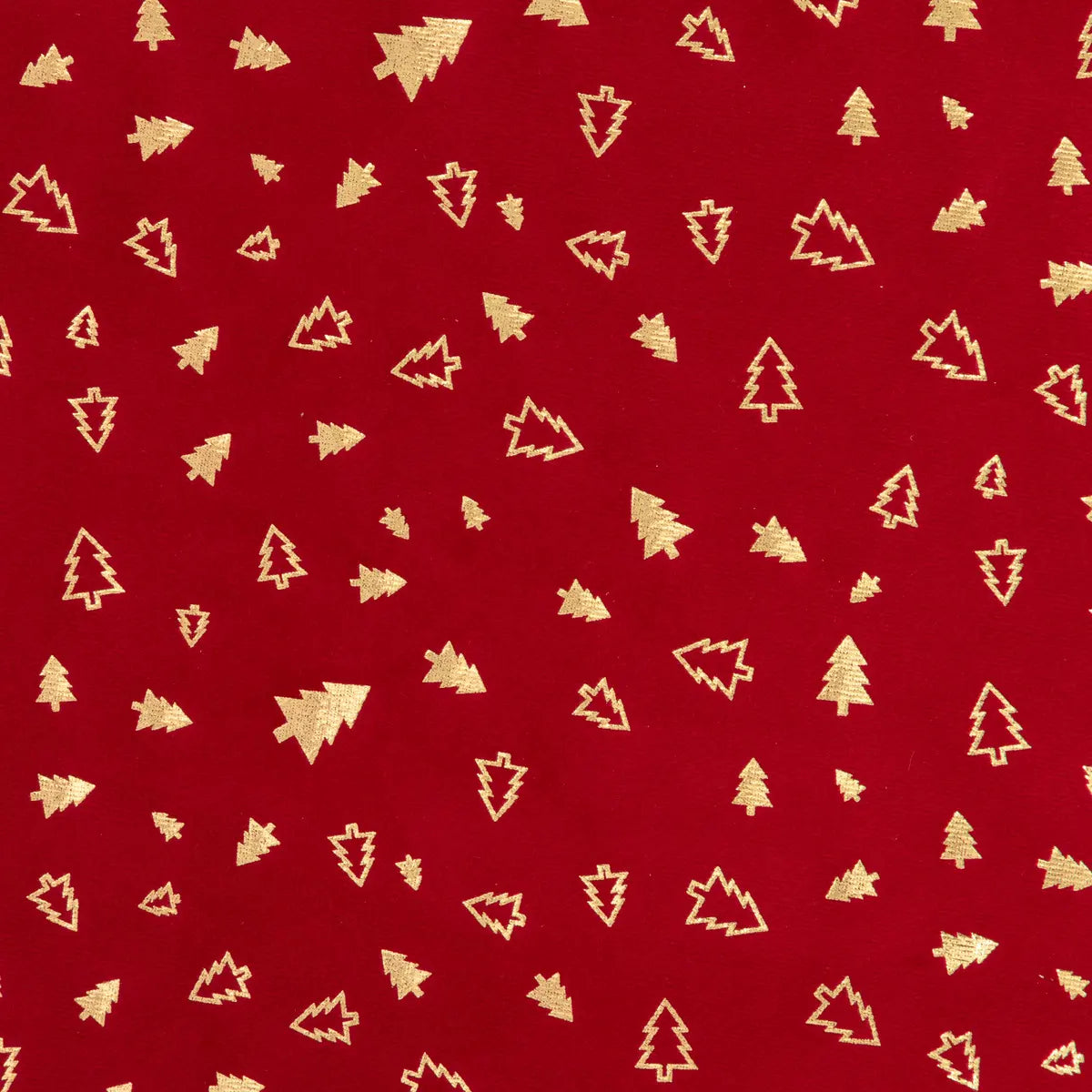 Fééric Lights and Christmas Kerst Loper - Tafelloper - 30x300cm - Rood/Goud