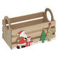 Fééric Lights and Christmas Kerst Deco houten kisten - Set van 3 stuks - Multi