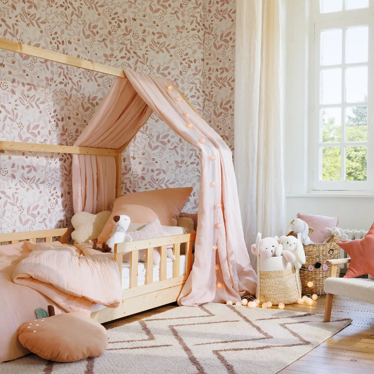 kinderbed tent Atmosphera Kids cot hut - 90 x 190 cm - Bed - Tent bed with bottom