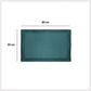 Atmosphera Carpet - 80x50cm - Bath mat - Petrol