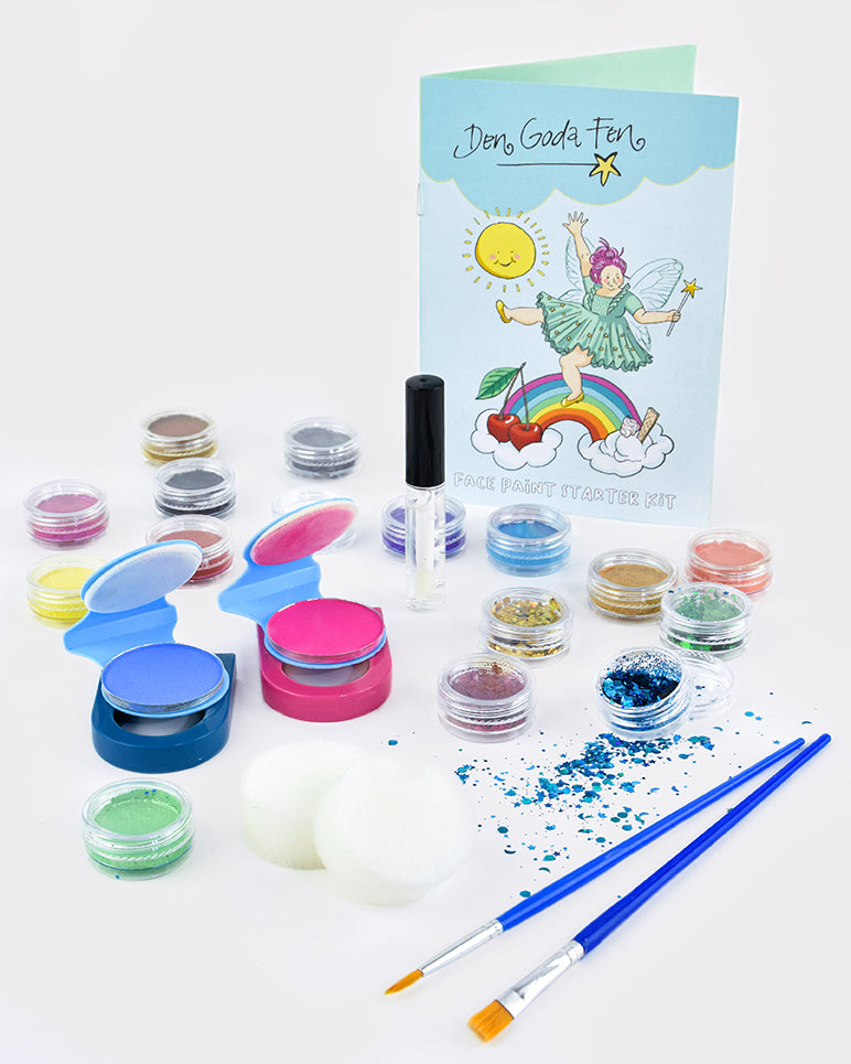 Den Goda Fen Coffret de maquillage à base d'eau - Coffret de 23 pièces - Multi