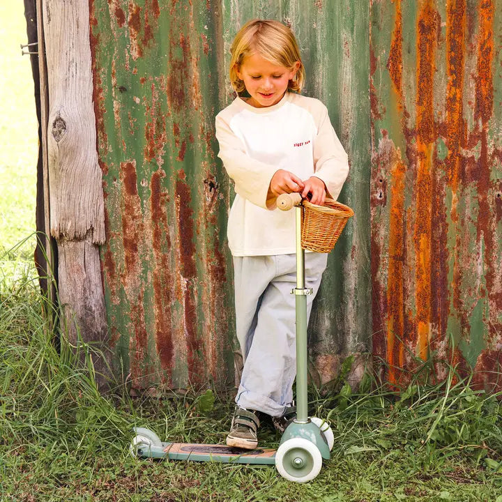 Banwood Kids Vintage Scooter - In hoogte verstelbaar - Forest