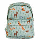 A Little Lovely Company Back to school set - Rugzak/Drinkfles RVS/4 Snackdozen/Lunchbox - Bosvriendjes