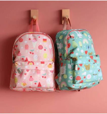 A Little Lovely Company Back to school set - Rugzak/Drinkfles/4 Snackdozen/Bentobox - IJsjes